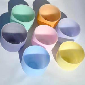 Hafeng — <span class=keywords><strong>bol</strong></span> de chant en <span class=keywords><strong>cristal</strong></span> Quartz, coloré, fait à la main avec Chakra, Note de chant, original - Product Image 2
