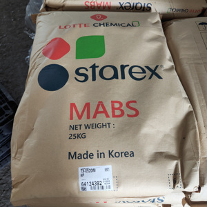 FUXI Chemical Starex 3001MV/3001MV2/3001MV2A/X00312 MABS Granules 25kg Transparent Injection Molding Grade Made in Korea - Product Image 4