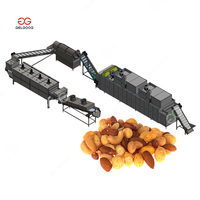 Machine de production de noix de cajou Gelgoog : Ligne complète de traitement des arachides et des graines de tournesol, torréfaction, salage et emballage