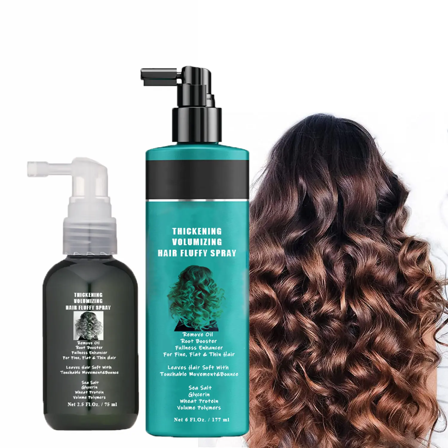 Ispessimento volumizzante per capelli Spray soffice rimuovi olio Root Booster Fuller Enhancer per capelli sottili e piatti fini lascia i capelli rimbalzo morbido