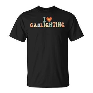 T-Shirt con Citazione 'I Love Gaslighting' - Prodotto Promozionale a Tema - Product Image 1