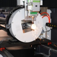 Máquina de Corte Láser para Tuberías con Biselado y Fuente de Fibra de 3000W para Tubos de Acero al Carbono, Acero Inoxidable, Aluminio y Cobre
