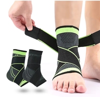 Respirant Nylon Élastique Cheville Brace Doux Orthopédique Compression Football Sport Soutien De Protection Athlétique Soutien