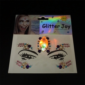 Miễn Phí Mẫu Pha Lê Rhinestone Cơ Thể Đồ Trang Sức Hình Xăm Dán Mặt Đá Quý Thiết Kế Cho Cơ Thể - Product Image 3