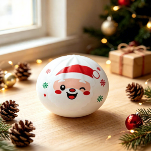 Juguete Blandito de Navidad al por Mayor, Juguete Sensorial Antiestrés de TPR, Pelota Antiestrés, Juguete Sensorial Fidget, Caja Sorpresa de Papá Noel y Muñeco de Nieve - Product Image 3