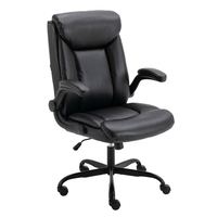Chaise de bureau exécutive confortable en cuir PU à assise large pour salle de réunion - Vente en gros