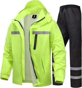 Combinaison de <span class=keywords><strong>pluie</strong></span> pour <span class=keywords><strong>homme</strong></span> de haute qualité, veste et <span class=keywords><strong>pantalon</strong></span> de travail réfléchissants à haute visibilité pour tous les sports, la ferme, la pêche, la <span class=keywords><strong>moto</strong></span> - Product Image 4