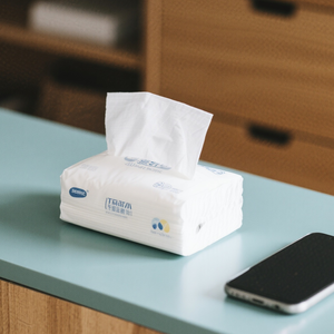 Mouchoirs en papier pour le <span class=keywords><strong>visage</strong></span>, 2 plis, en pâte de bois vierge, résistants, solides, anti-déchirures, doux pour la peau, sans fluorescent, respectueux de la peau, pour la maison et le bureau. - Product Image 6