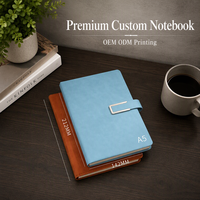 Carnet à couverture rigide personnalisé, agenda mensuel, journal, planificateur, impression OEM, A5, cuir PU, pour le bureau, les affaires, les cadeaux promotionnels de marque