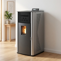 Poêle à granulés automatique SD-PK-160, haute efficacité, chauffage au granulés de bois avec télécommande pour la maison/le chauffage intérieur