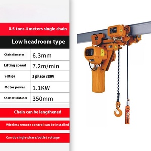 Bon prix Palan électrique à chaîne à faible dégagement Télécommande industrielle d'équipement de levage - Product Image 5