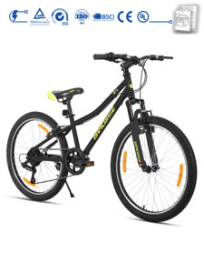 For Neutral High Carbon Steel Mountain Bike 7 Speed Rear Derailleur <strong>Microshift</strong> Shifter V-Brake 85% SKD Fork Suspension 24" - Product Image 1