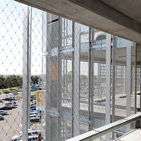 Filet de protection en corde maillée imperméable pour la sécurité du personnel, des marchandises, des balustrades et des escaliers