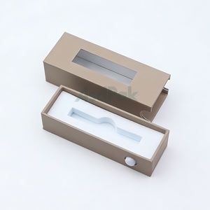 Emballage de cartouche personnalisé, jetable, écologique, recyclable, imperméable, de qualité alimentaire, en papier d'art, résistant aux enfants, gaufrage 0,5 ml - Product Image 4