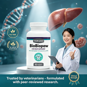 Tabletas Masticables Blandas <span class=keywords><strong>para</strong></span> la Desintoxicación del Hígado de Perro OEM - SAMe 225mg Silybin, Suplemento Antiinflamatorio y de Regeneración Hepática <span class=keywords><strong>para</strong></span> <span class=keywords><strong>Perros</strong></span> Mayores - Product Image 2