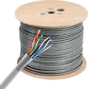 Câble de raccordement réseau gris Cat6 Cat6A 23awg Ftp/sftp Ethernet Lan intérieur et extérieur 1000 Mbps haut débit - Product Image 2
