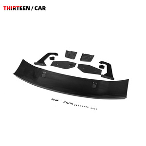 สปอยเลอร์หลังคาร์บอนไฟเบอร์แบบแห้ง สำหรับ BMW M2 M3 M4 G80G82G87 ซีรีส์ 2345 ปีกหลังทรงคอหงส์แบบสากล - Product Image 4