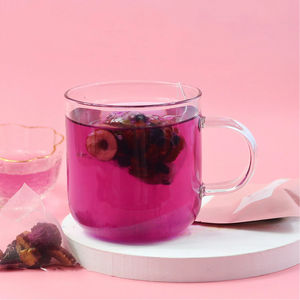 Htfoodie <span class=keywords><strong>Ginseng</strong></span> ve Böğürtlen Sağlıklı Çayı, Akşam Yemeği Sonrası Uyku Azaltan Erkekler İçin Kırmızı Hurma ve Çiçeklerle Yorgunluğu Azaltır - Product Image 2