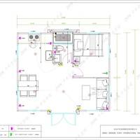 Maison conteneur extensible à ossature en acier galvanisé récupérable fabriquée en usine, panneau sandwich, conception respirante, 2 chambres