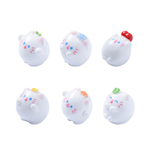 Tuanzi Cat Resin <b>Doll</b> Mini Animal Figurines For Dollhouse Decor Desktop Car Ornament - Product Image 5