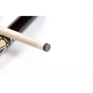 Bâton de queue de table en bois d'érable noir, 1/2 j, Joint rapide en acier inoxydable, 12MM - Product Image 3