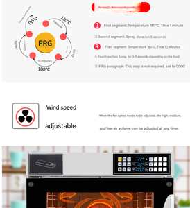 <span class=keywords><strong>Four</strong></span> à air chaud commercial intelligent 360° automatique avec contrôle électronique de la température et pulvérisation intelligente pour pâtisserie - Product Image 5