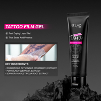 Gel Sellador para el Cuidado Posterior del Tatuaje, Película Transpirable, Impermeable, Calmante, Promueve la Reparación de la Piel Dañada, Secado Rápido, Gel en Película para Tatuajes en Manos para Hombres
