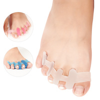 Manchon de correction des doigts de la main et des orteils Rebo, cinq doigts, SEBS respirant, lavable, séparateur, correcteur de hallux valgus, correcteur d'entraînement, unisexe