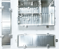 Boîtier métallique en aluminium usiné CNC de haute précision sur mesure pour l'électronique de communication