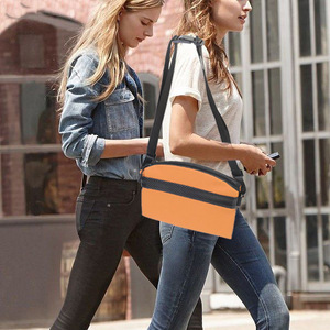 Bolso de pecho para hombre, mochila 3 en 1 de gran capacidad, bolso cruzado, bolso de hombro informal para viaje, Color sólido, negro y marrón - Product Image 2