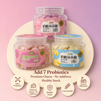 Kaassnack met eiwitpoeder, gefermenteerde melk en fruitpuree