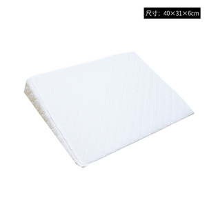 Cuscino a cuneo quadrato in cotone personalizzato <span class=keywords><strong>per</strong></span> neonati, cuscino <span class=keywords><strong>per</strong></span> allattamento con supporto in memory foam e pendenza - Product Image 1