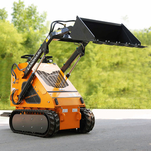 <b>Free</b> Shipping 890kg Mini Skid Steer Home Use Light <b>Weight</b> Flexible Small Front End Wheel/crawler Optional Easy to Operate - Product Image 4