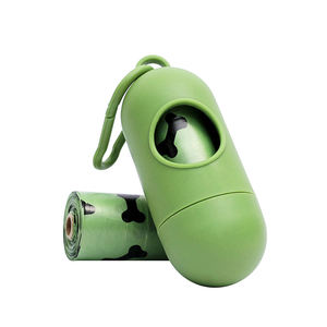 Sacs à déjections canines en plastique sans odeur pour les promenades avec distributeur, vente en gros - Product Image 1