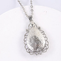 Collar de Gema mágica de Sofía para niña, joyería, amuleto de princesa, cadena de aleación, colgante de cristal en forma de lágrima, regalo