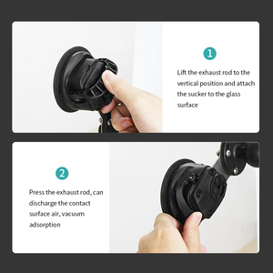 Aluminum or S.S.Triple Suction Cup with 1" Ball Dashboard Suction Cup Base for Car <b>Tablet</b> Holder/<b>Window</b>/Windshield VIN-B-34-AL - Product Image 4