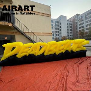 Formes personnalisées décoration publicitaire <span class=keywords><strong>mur</strong></span> de lettres <span class=keywords><strong>gonflable</strong></span>, <span class=keywords><strong>ballon</strong></span> mural <span class=keywords><strong>gonflable</strong></span> avec logo à vendre - Product Image 1