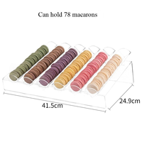 Présentoir à gâteaux en acrylique nordique avec plateau transparent, montage facile, sur pied ou sur table, idéal pour buffets et fêtes