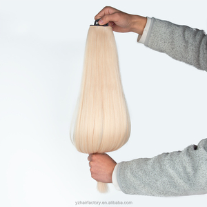 Vente directe usine – Extensions de cheveux humains russes Remy double drawn, cuticules alignées, volume Genius, trame papillon - Product Image 3
