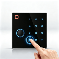 Clavier de contrôle d'accès intelligent TTLock BT, lecteur biométrique d'empreintes digitales, lecteur de carte RFID, contrôleur d'accès de porte par mot de passe tactile