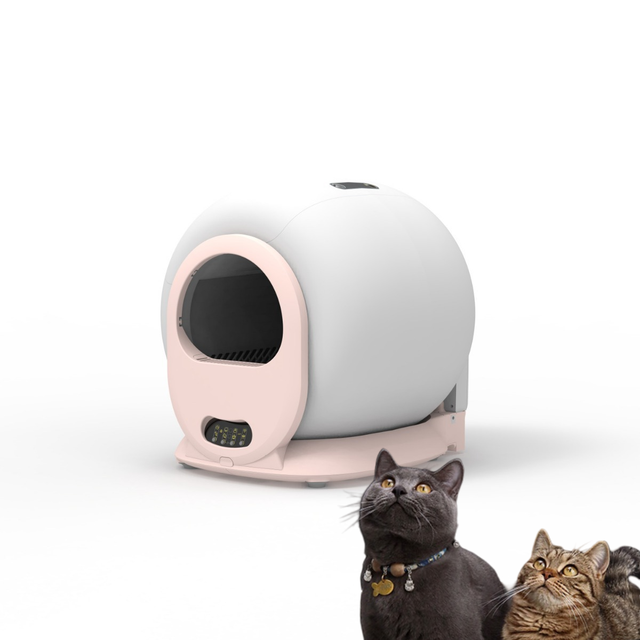 Customizable Self Cleaning Kitty Litter Box Odor Removal APP Control Safe Automatic Cat Litter Box for Multiple Cats