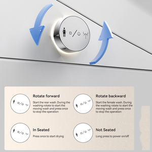Inodoro Inteligente Eléctrico MWD en Oferta, con Apertura Automática, Bidé Inteligente, Tanque de Agua Integrado, Inodoro de Cerámica para Baño de Hotel - Product Image 6