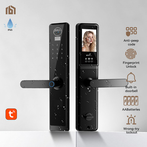 <span class=keywords><strong>Cerradura</strong></span> <span class=keywords><strong>Inteligente</strong></span> para Puerta con Clasificación IP65, Compatible con Puertas <span class=keywords><strong>de</strong></span> Madera/Acero/Aluminio, Videoportero WiFi, Aplicación Tuya, <span class=keywords><strong>Seguridad</strong></span> <span class=keywords><strong>de</strong></span> Grado C, Construcción en Aleación <span class=keywords><strong>de</strong></span> Aluminio - Product Image 1