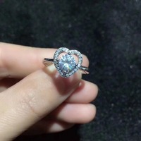 Approvisionnement d'usine 925 Sterling Silver Xoxo Boho Cercle Collier et Boucles d'Oreilles Ensemble Moissanite Bijoux