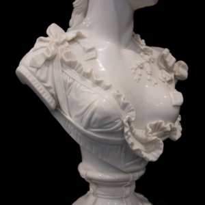 Europese klassieke handgesneden beroemde stenen half-figuur vrouwelijke sculptuur marmeren half-figuur sculptuur - Product Image 5