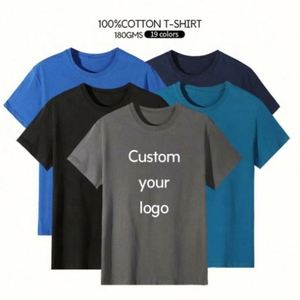 Unisex Men's Oversized Short Sleeve 100% Polyester Eco-Friendly Heat Transfers Dtg Embroidered Logo Custom Printed T-Shirt - Product Image 6