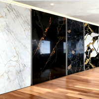 Panneau mural en PVC marbré imperméable Y Board, élégant et durable, pour bâtiments résidentiels et commerciaux, pour les intérieurs modernes