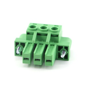 Bloque de terminales enchufable con conector de tornillo y toma de tornillo con brida, paso de 7.62mm, 3 y 5 pines - Product Image 3