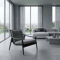 Fauteuil inclinable nordique moderne pour salon, fauteuil inclinable contemporain personnalisé, fauteuil d'appoint design
