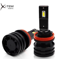 Nouveau ventilateur de refroidissement Mini taille H4 H13 H7 9005 9006 Led phare M2 12000 LM Led ampoules pour voiture Auto